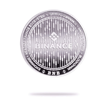 Cryptochips | Binance Coin Physical Crypto Coin. Collectable cryptocurrency merch you can hodl