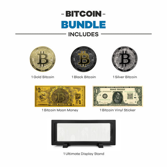 Cryptochips | Bitcoin Bundle Physical Crypto Coin. Collectable cryptocurrency merch you can hodl