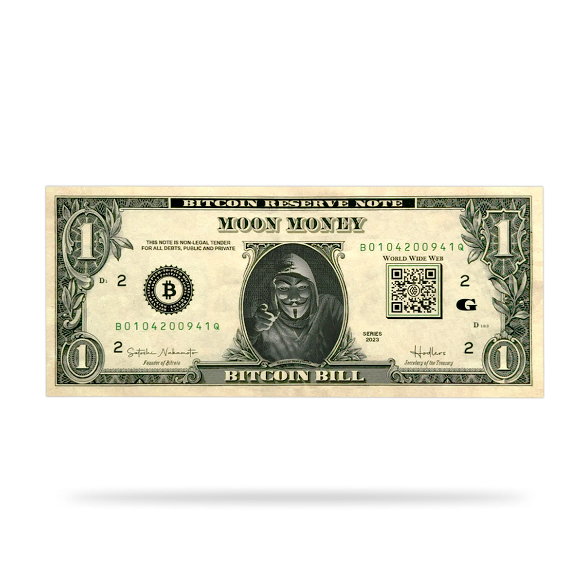 Moon Money Sticker
