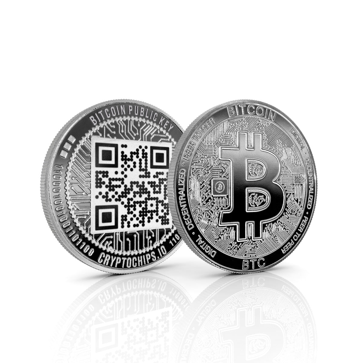 Cryptochips | QR Coins Physical Crypto Coin. Collectable cryptocurrency merch you can hodl