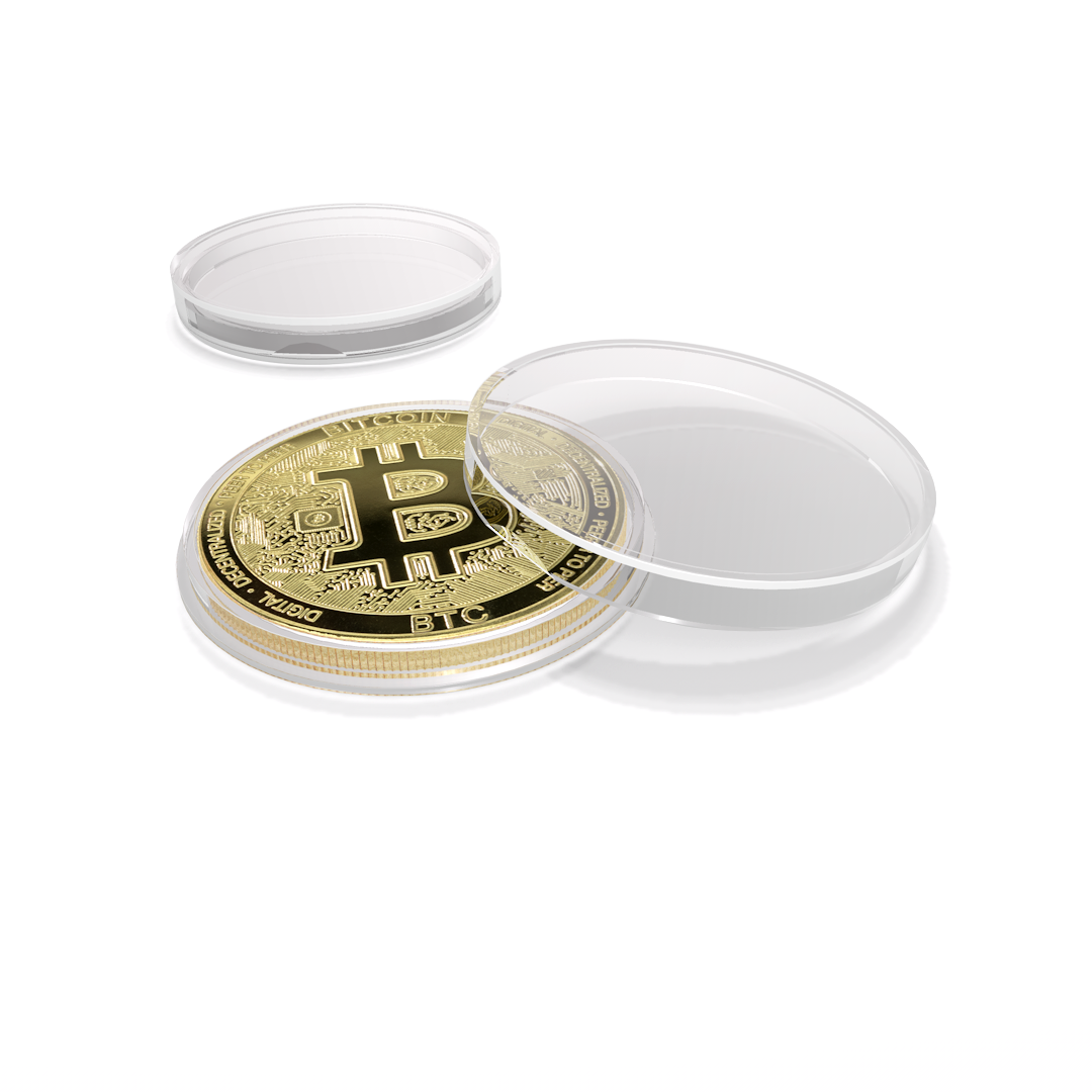 Cryptochips | Coin Capsules (Set of 5) Physical Crypto Coin. Collectable cryptocurrency merch you can hodl