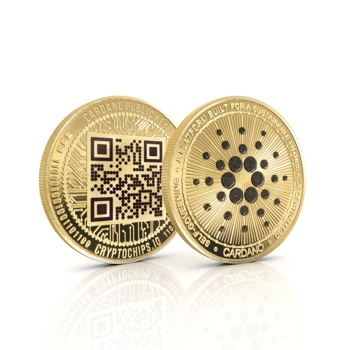 Cryptochips | QR Coins Physical Crypto Coin. Collectable cryptocurrency merch you can hodl