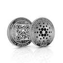 Cryptochips | Cryptochips | Cardano (ADA) QR Coin | Laser Engraved Public Key Physical Crypto Coin. Collectable cryptocurrency merch you can hodl