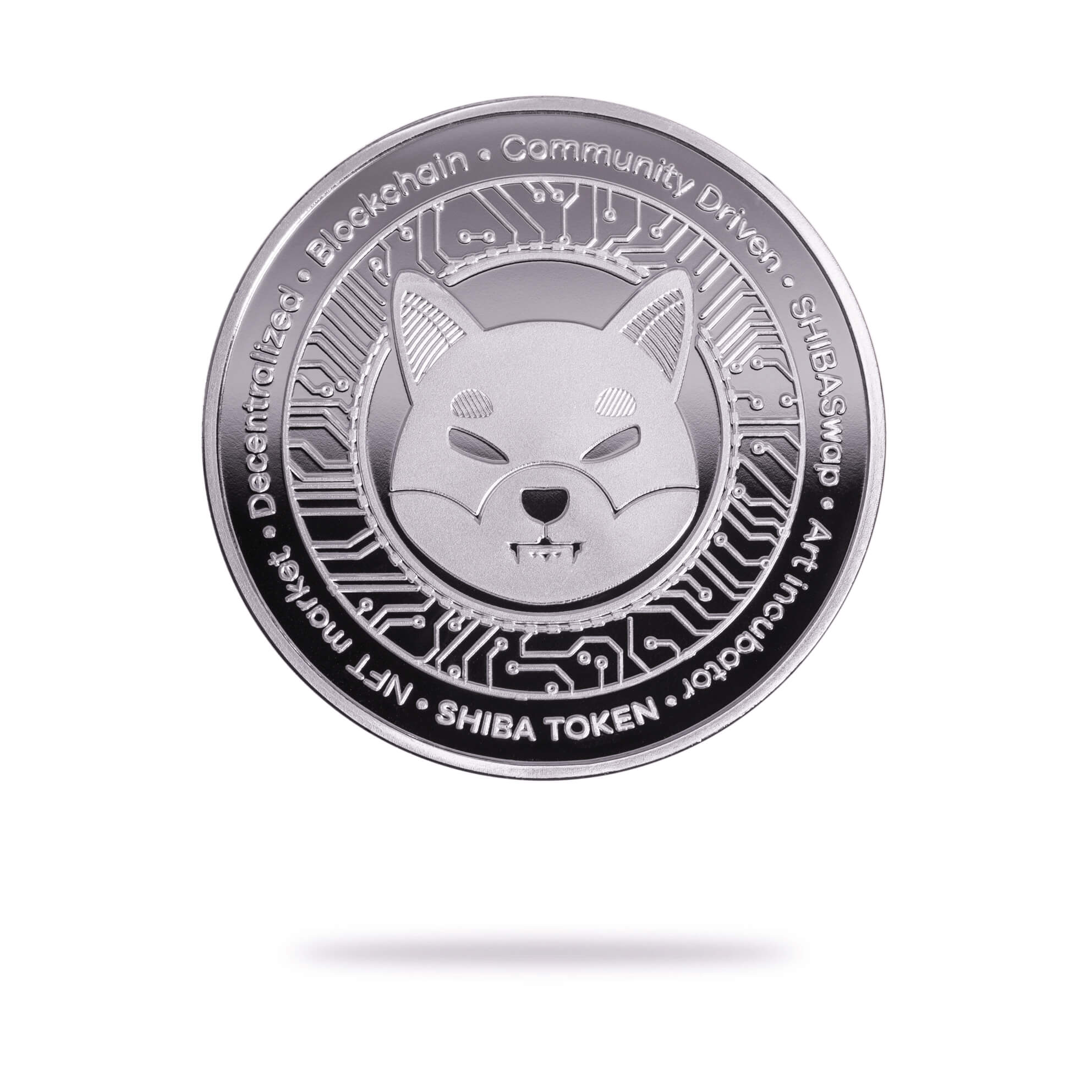 Cryptochips | SHIBA INU Physical Crypto Coin. Collectable cryptocurrency merch you can hodl