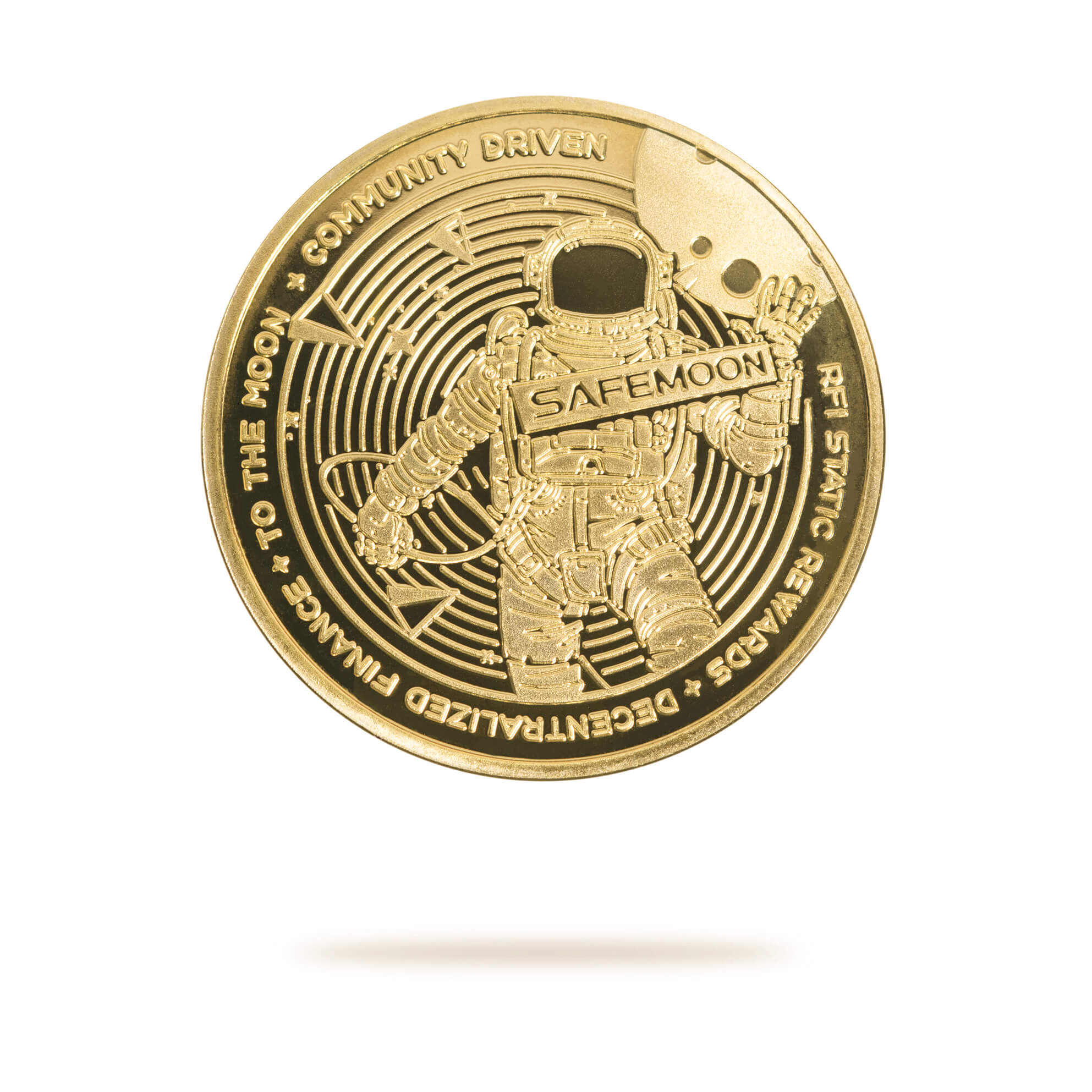 Cryptochips | SAFEMOON Physical Crypto Coin. Collectable cryptocurrency merch you can hodl