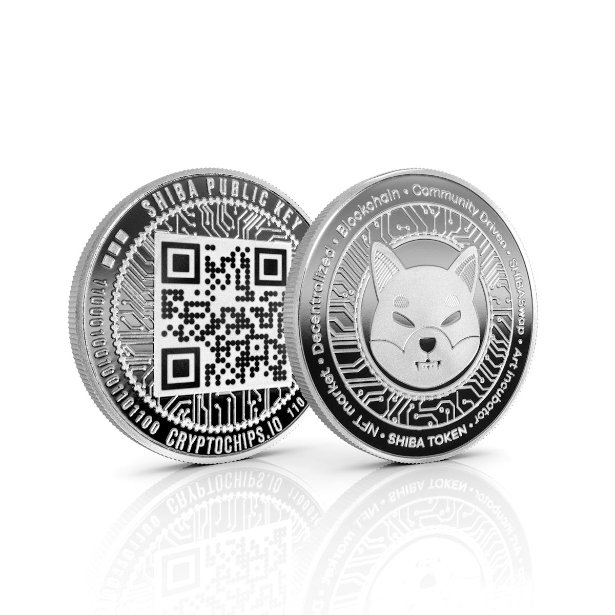 Cryptochips | QR Coins Physical Crypto Coin. Collectable cryptocurrency merch you can hodl