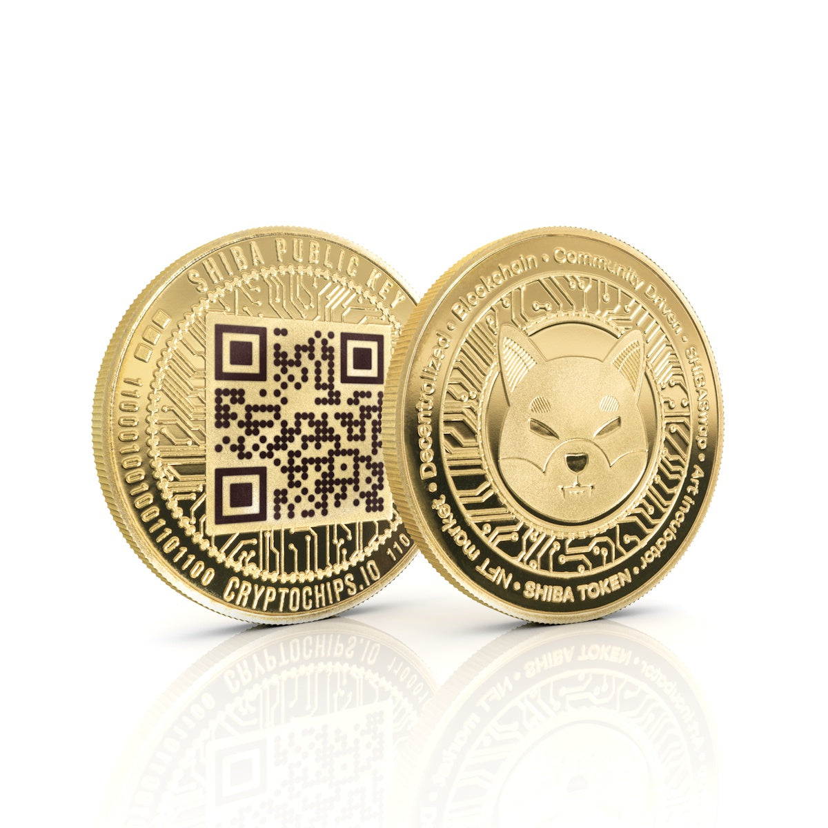 Cryptochips | QR Coins Physical Crypto Coin. Collectable cryptocurrency merch you can hodl